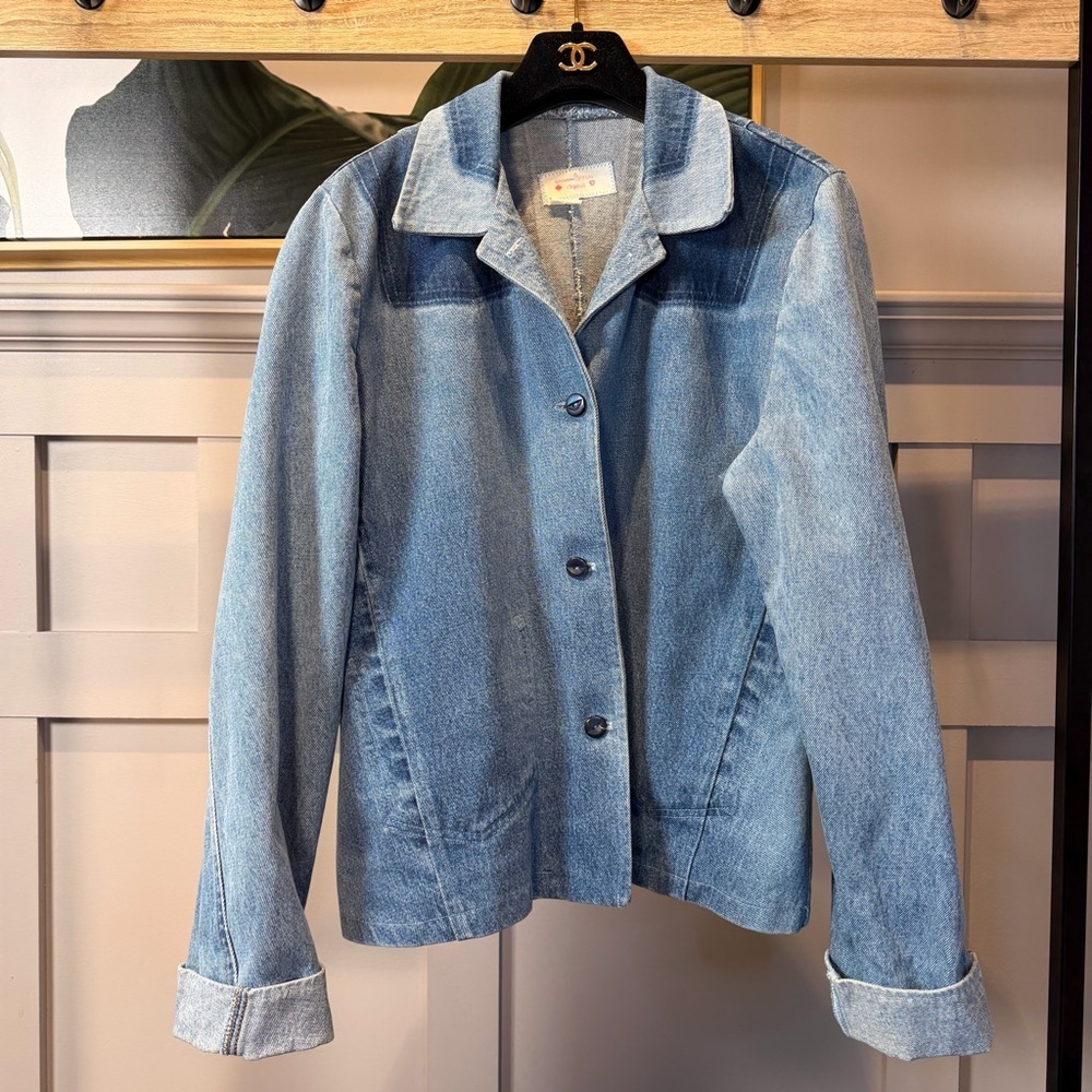 Bananappeal Originals vintage Fredericks of Hollywood denim jacket 1980s Sz12